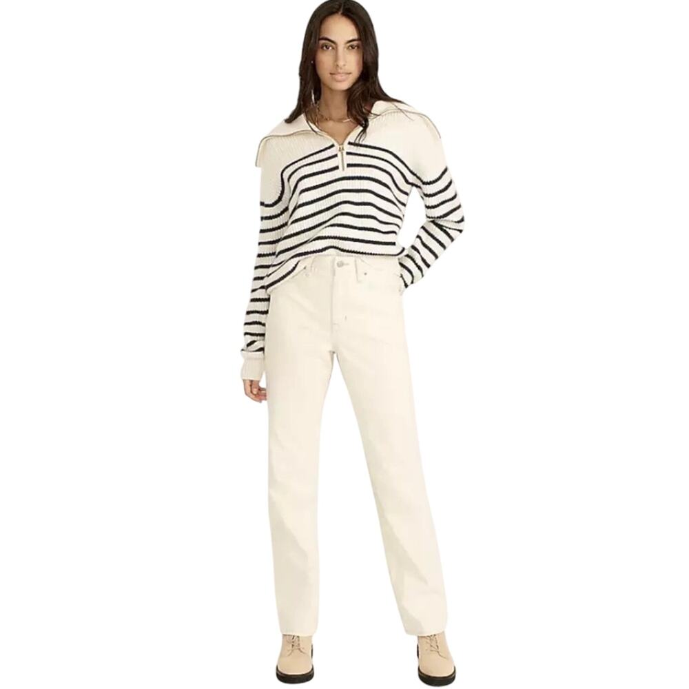 J.Crew Slouchy Boyfriend Jean, Winter White, Women’s Size 24